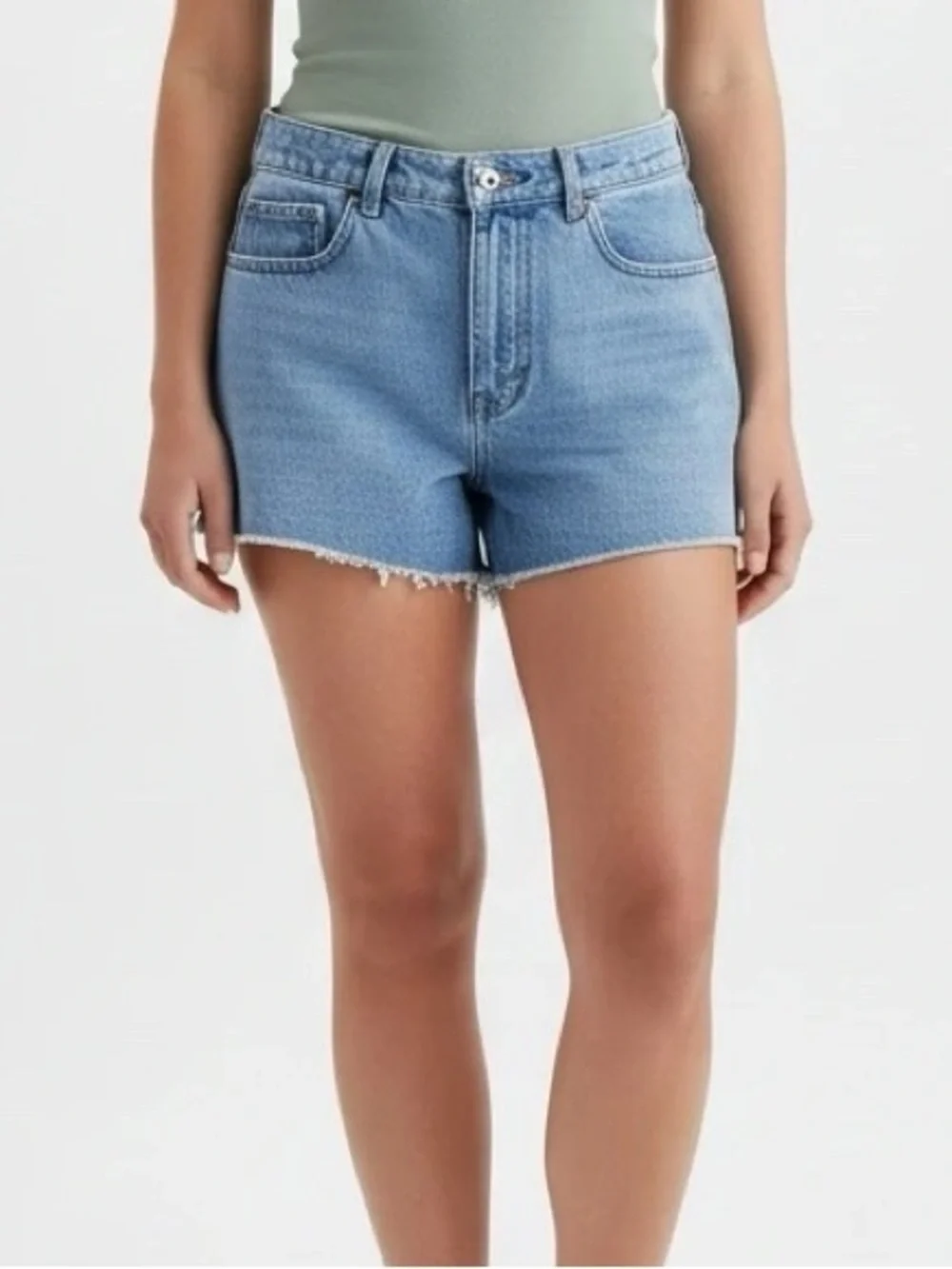 Cotton On High Rise Denim Shorts